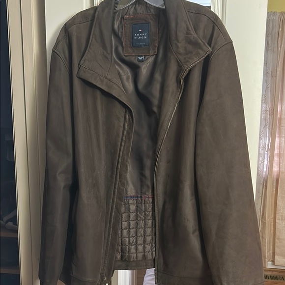 Tommy Hilfiger Other - Tommy Hilfiger Brown Lightweight Shirt Jacket
